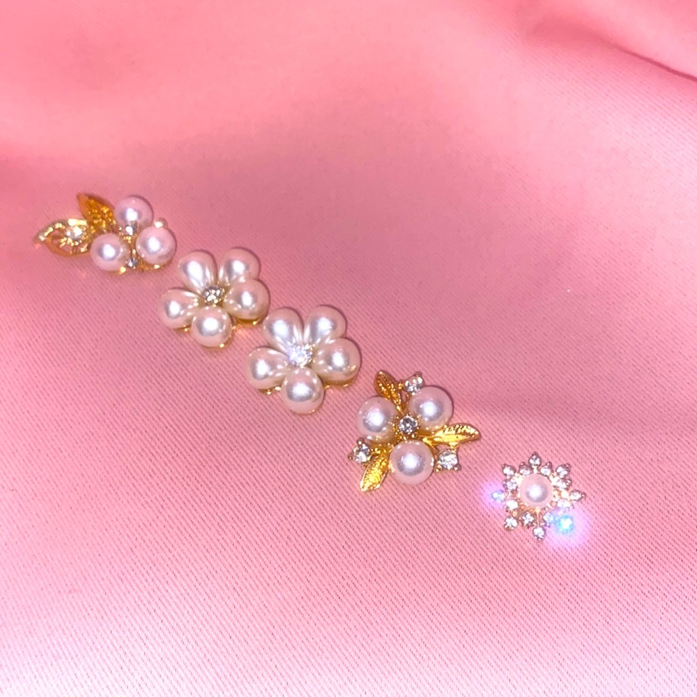 🌙BUNDLE ONLY 5 piece pearl enamel